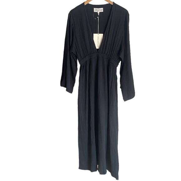 Mara Hoffman Blair Maxi Dress Black - Picture 2 of 14